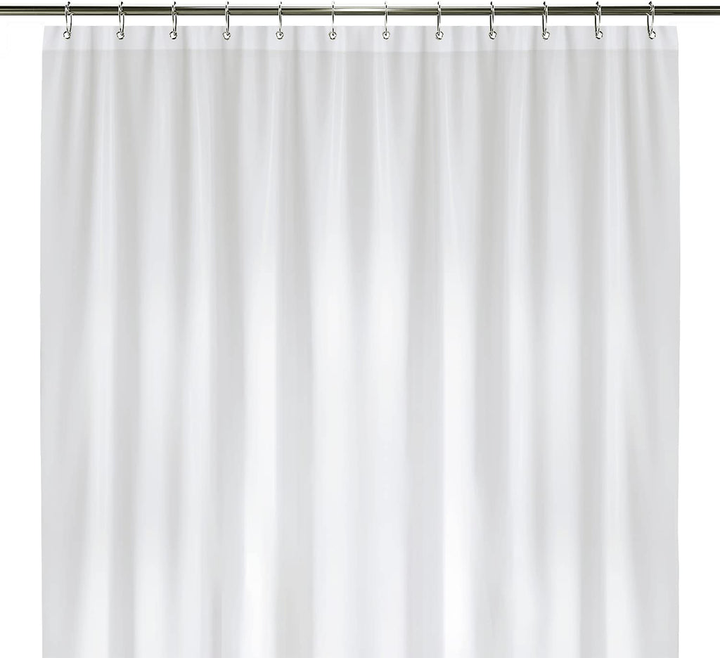 LiBa Shower Curtain PEVA 8G, 72x72 Inch Waterproof Frosted