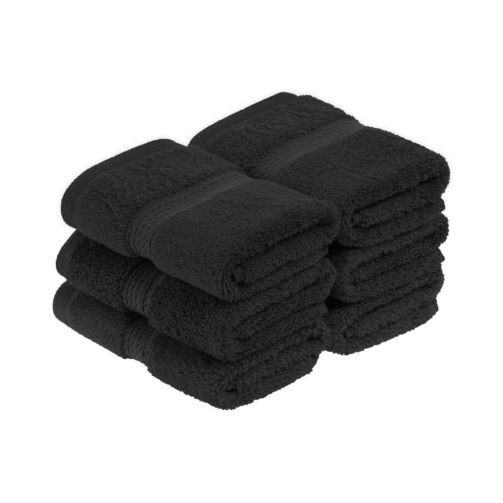 SUPERIOR Egyptian Cotton Plush & Absorbent, Hand Towel Set of 4, Cream