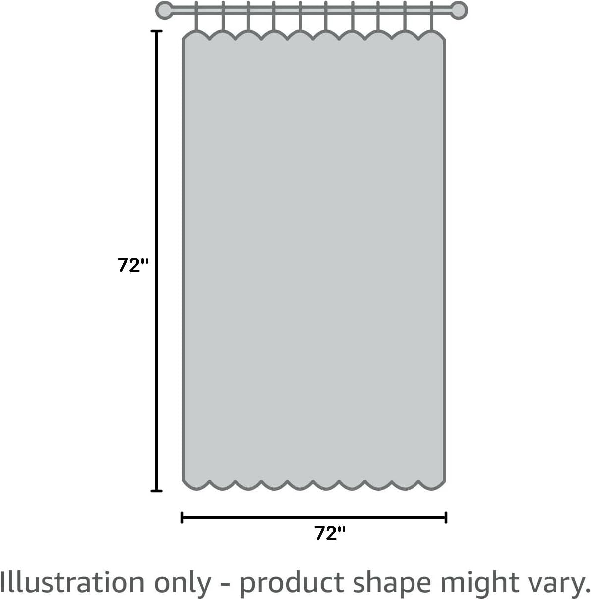 Madison Park Taupe Shower Curtain, 72"x72"
