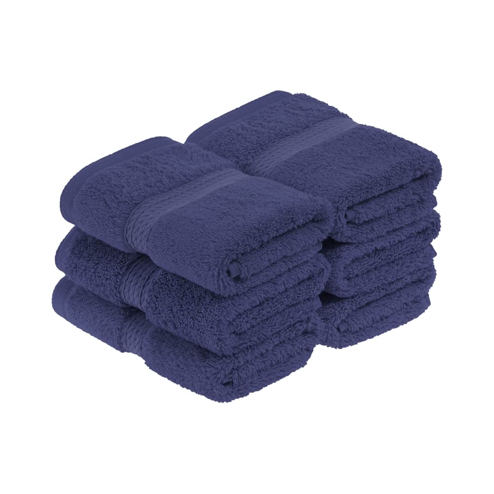 SUPERIOR Egyptian Cotton Plush & Absorbent, Hand Towel Set of 4, Cream