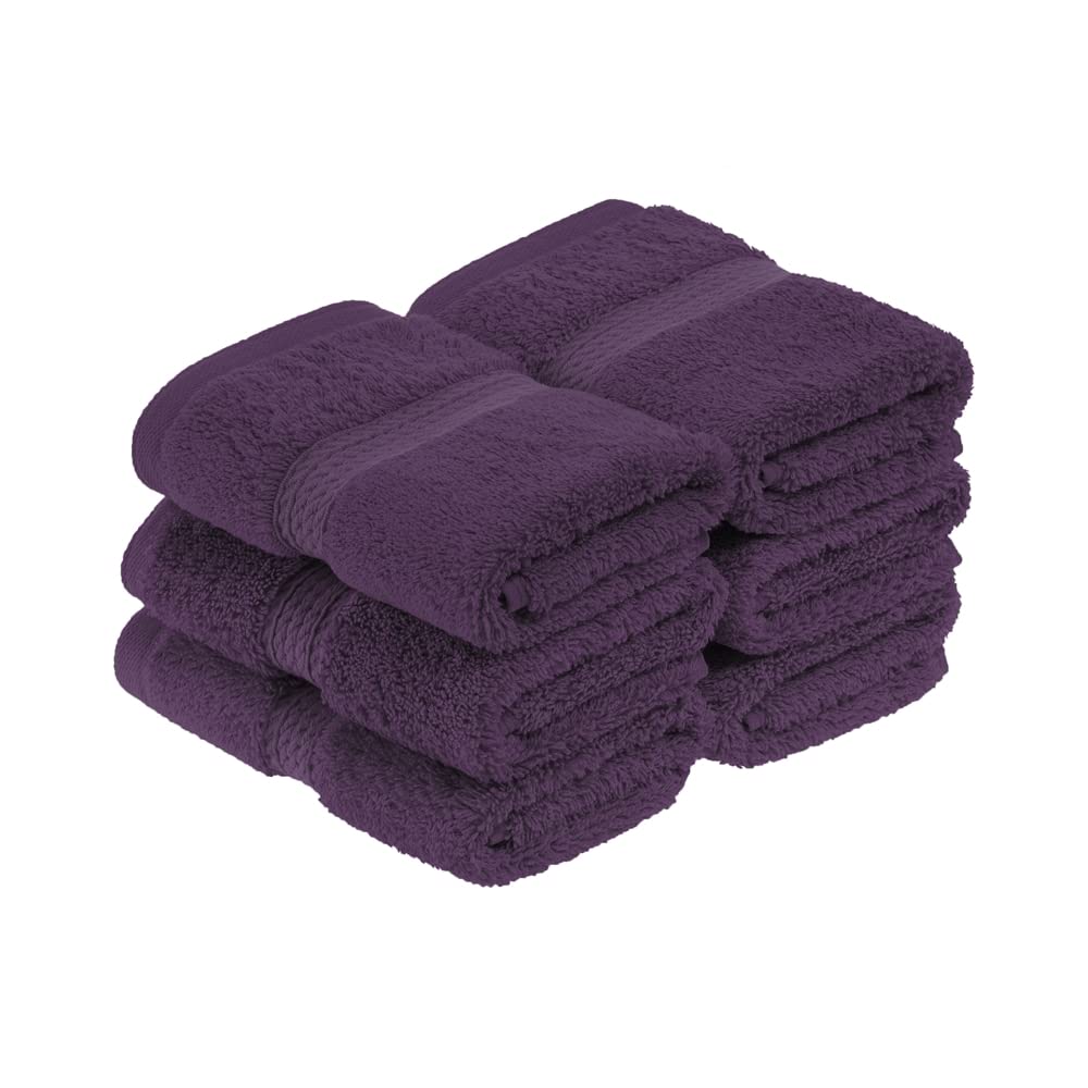 SUPERIOR Egyptian Cotton Plush & Absorbent, Hand Towel Set of 4, Cream