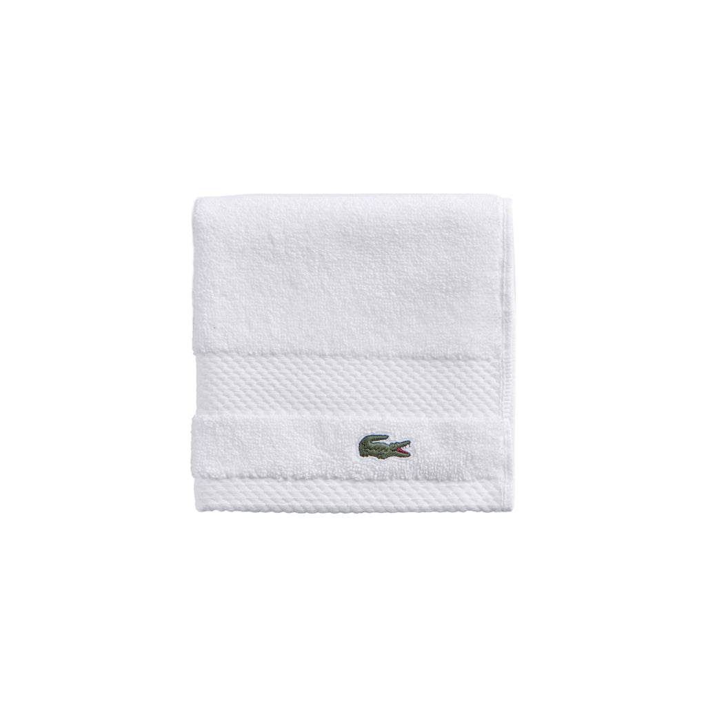 Lacoste Heritage 100% Supima Cotton Bath Towel 30" x 54", Celestial