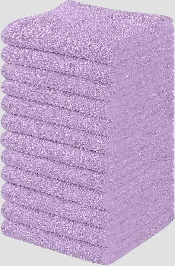 Towel and Linen Mart 100% Cotton 6 Pack Bath Towel Set, Quick Dry, Super Absorbent, Light Weight, Soft, (27 x 54 Pack of 6) Beige, White, Grey, Sky Blue, SAGE Green, Navy