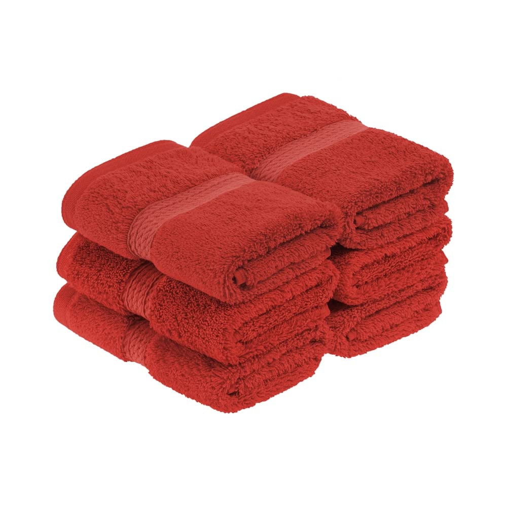 SUPERIOR Egyptian Cotton Plush & Absorbent, Hand Towel Set of 4, Cream
