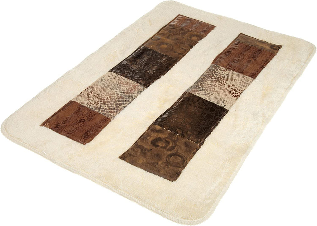 Zahari Home Spindle Modern Bathroom Towel Set - 3 Piece Bath, Hand, and Wash Towels - Classic Luxury Contemporary Decor - Beautiful Gold Unique Design Bath Ensemble