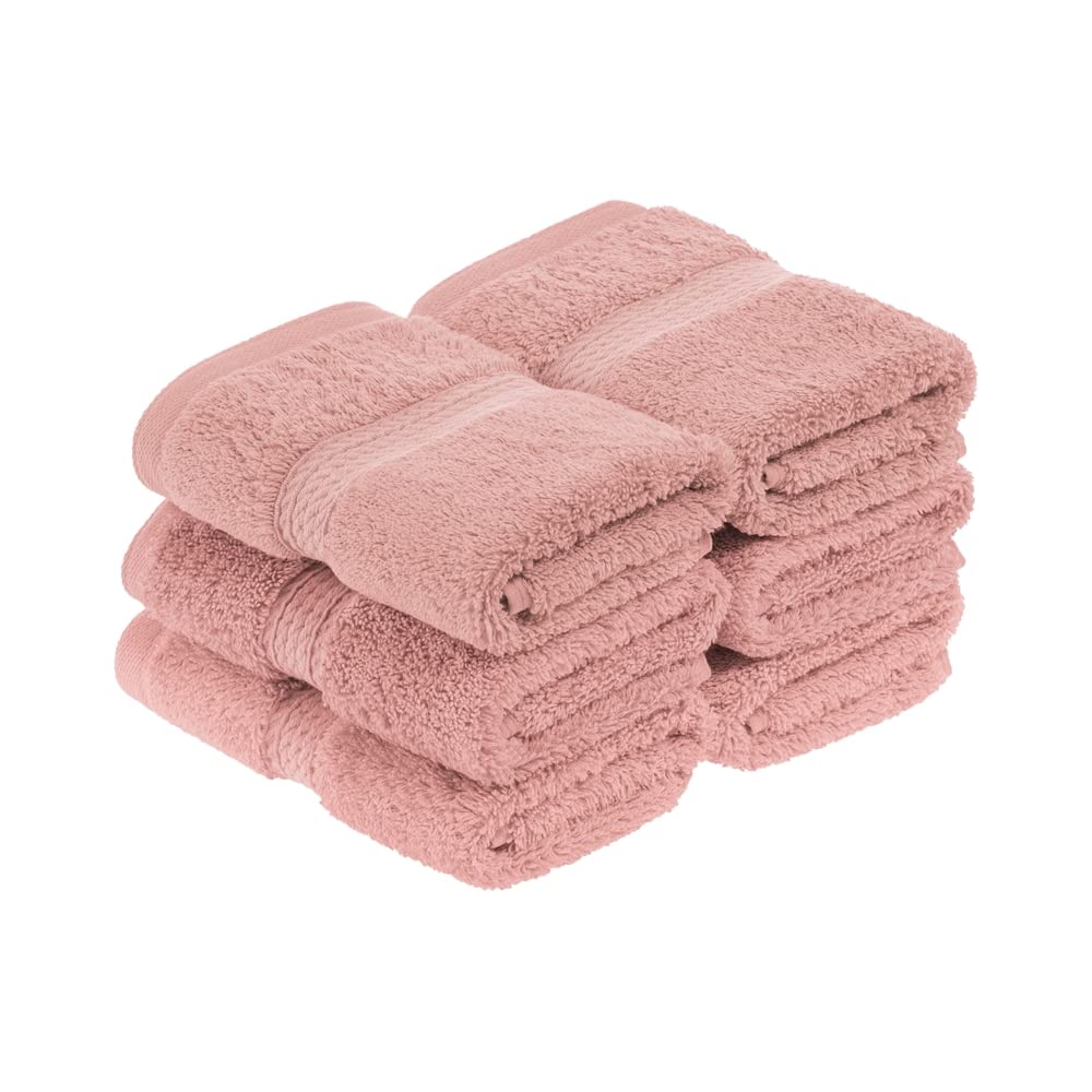 SUPERIOR Egyptian Cotton Plush & Absorbent, Hand Towel Set of 4, Cream