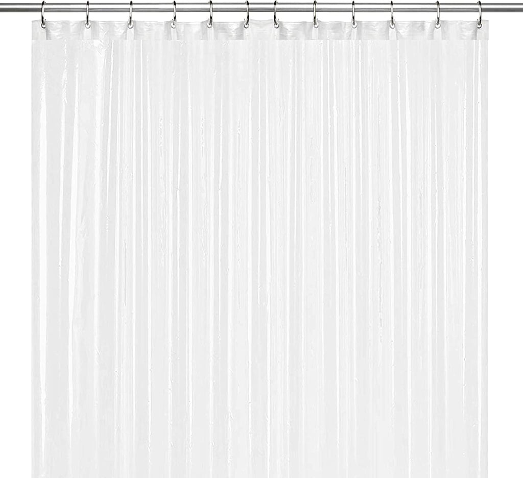 LiBa Shower Curtain PEVA 8G, 72x72 Inch Waterproof Frosted