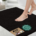 GORILLA GRIP Bath Rug Mat for Bathroom, Absorbent Chenille, 30x20 Gray