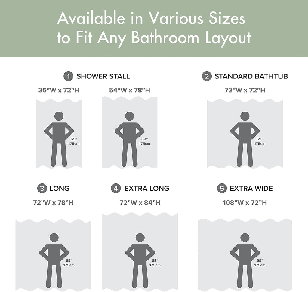 Madison Park Spa Waffle Shower Curtain for Bathroom, 72 x 72, Sage Green