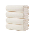 ecolook Microfiber Bath Towels Set of 4, 31 x 63 Inch Extra Large Bath Towel Set, Super Soft & Highly Absorbent, Quick Dry Lightweight Towels for Bathroom, Gym, Spa, Pool & Travel, Gray