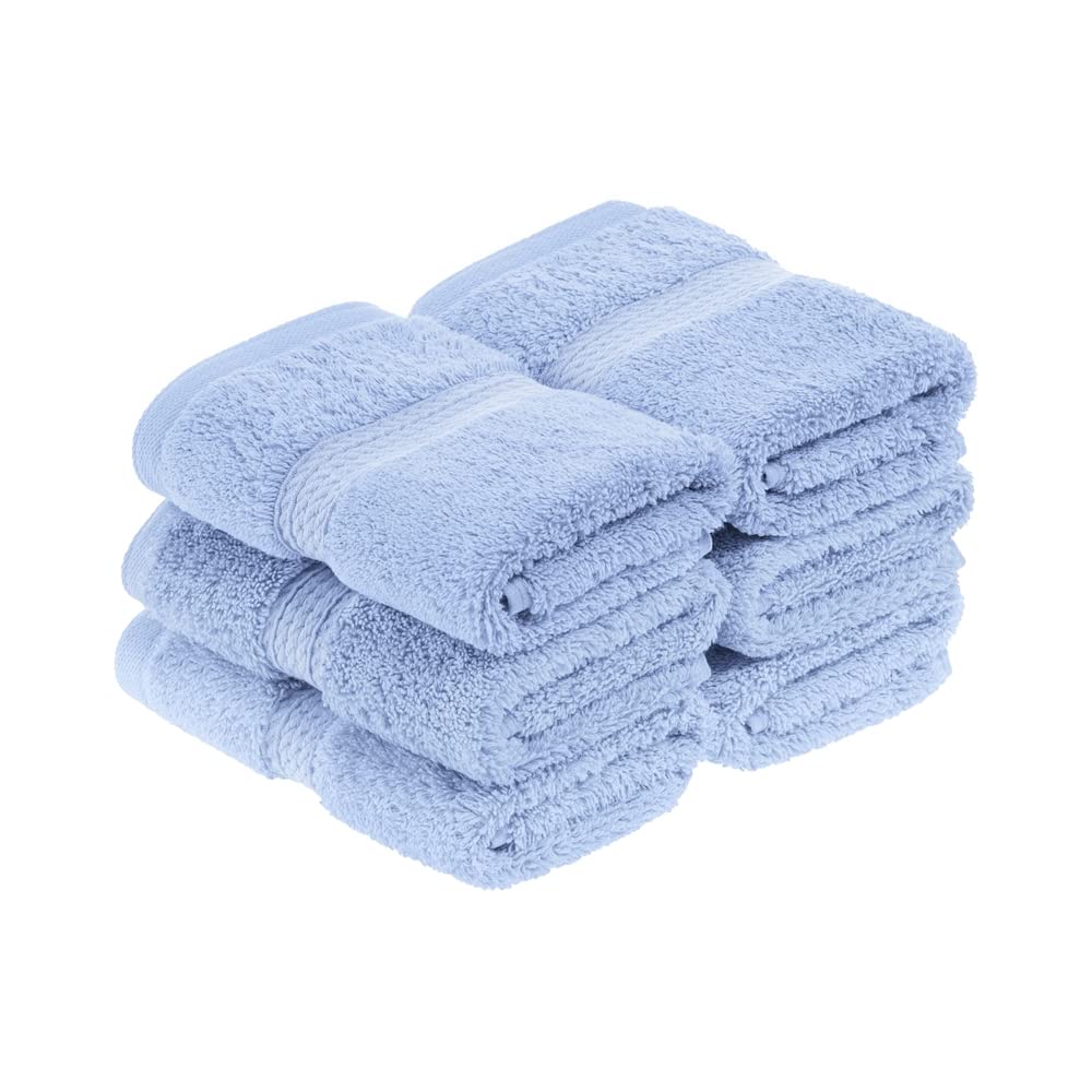 SUPERIOR Egyptian Cotton Plush & Absorbent, Hand Towel Set of 4, Cream