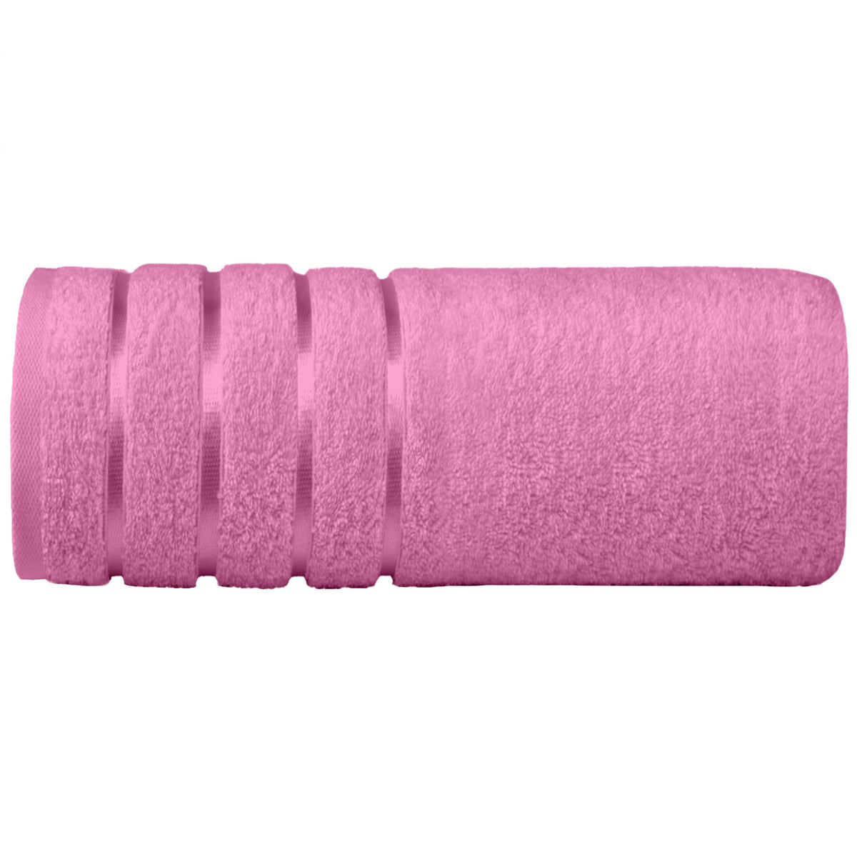 Elegant Comfort 4 Lines Viscose Stripe 6-Piece Premium Towel Set - 100% Turkish Cotton High Absorbent Luxury Bathroom Towels – Includes 2 Washcloths, 2 Hand Towels and 2 Bath Towels Set, Gold