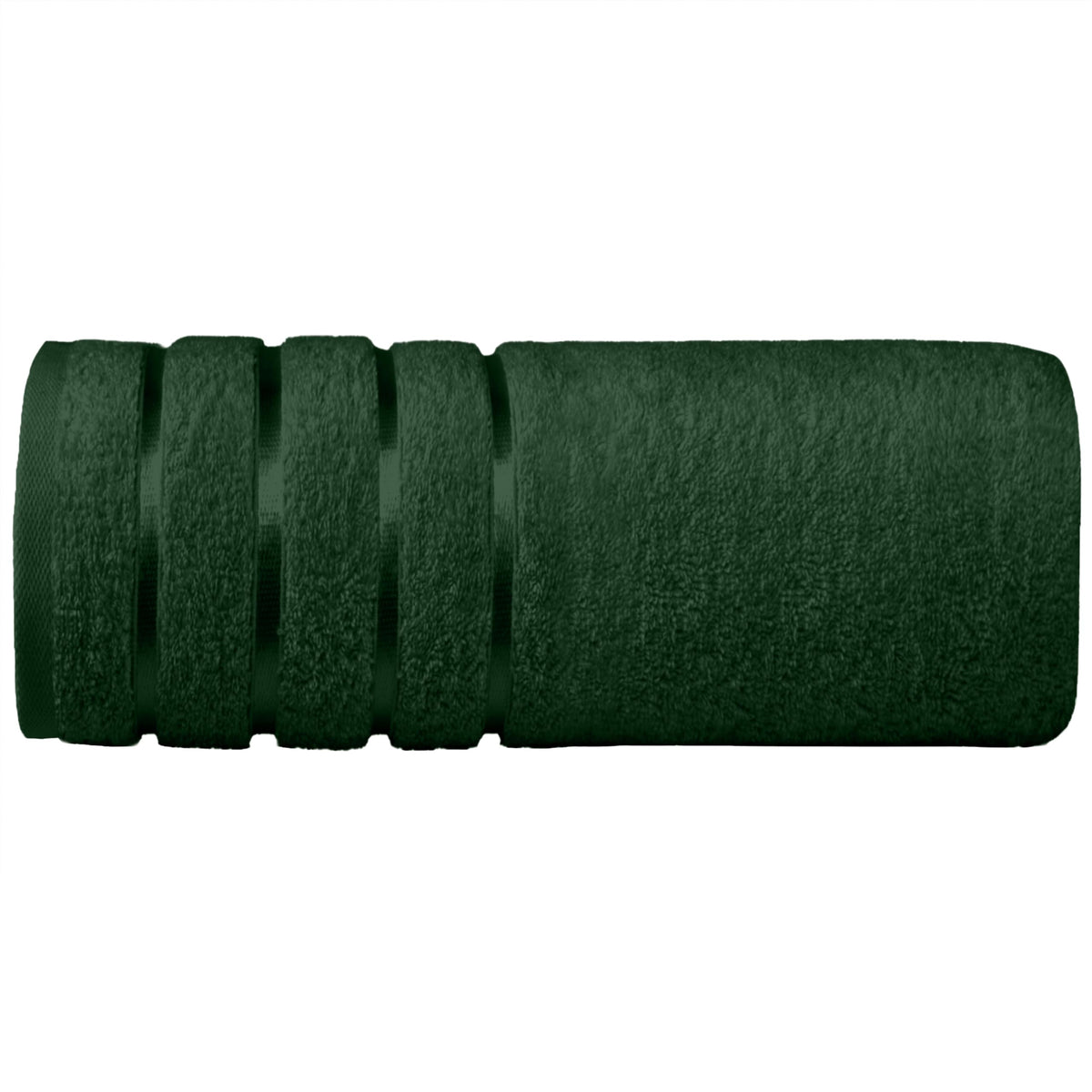 Elegant Comfort 4 Lines Viscose Stripe 6-Piece Premium Towel Set - 100% Turkish Cotton High Absorbent Luxury Bathroom Towels – Includes 2 Washcloths, 2 Hand Towels and 2 Bath Towels Set, Gold