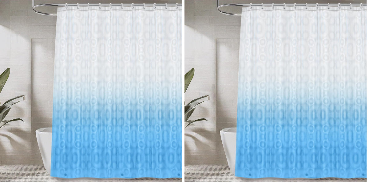 LiBa Shower Curtain PEVA 8G, 72x72 Inch Waterproof Frosted