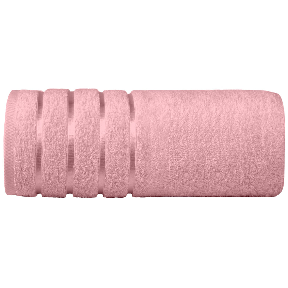 Elegant Comfort 4 Lines Viscose Stripe 6-Piece Premium Towel Set - 100% Turkish Cotton High Absorbent Luxury Bathroom Towels – Includes 2 Washcloths, 2 Hand Towels and 2 Bath Towels Set, Gold