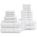 LANE LINEN Bath Towel Set Absorbent Quick Dry 100% Cotton - Wishful Mauve