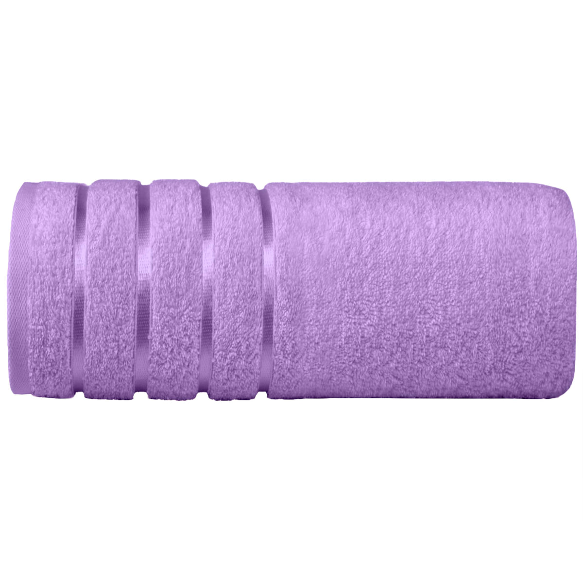 Elegant Comfort 4 Lines Viscose Stripe 6-Piece Premium Towel Set - 100% Turkish Cotton High Absorbent Luxury Bathroom Towels – Includes 2 Washcloths, 2 Hand Towels and 2 Bath Towels Set, Gold