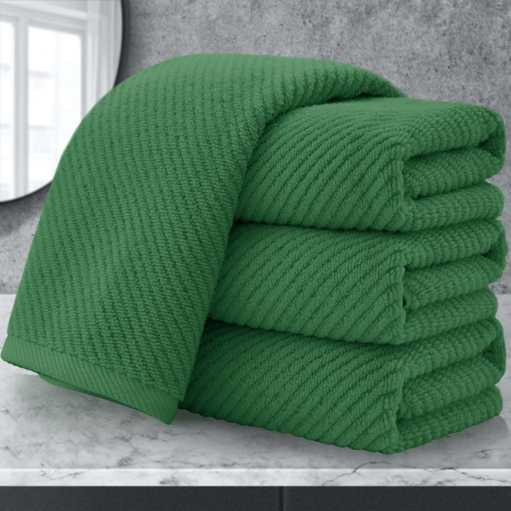 VOOVA & MOVAS Hand Towels for Barthroom, 18x28 in, Soft, Deep Turquoise
