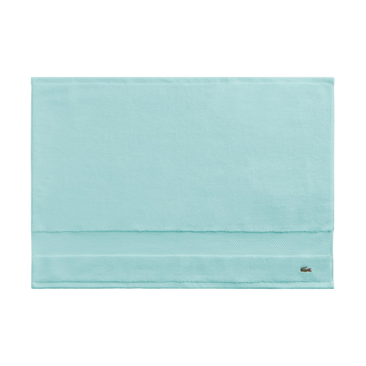 Lacoste Heritage 100% Supima Cotton Bath Towel 30" x 54", Celestial