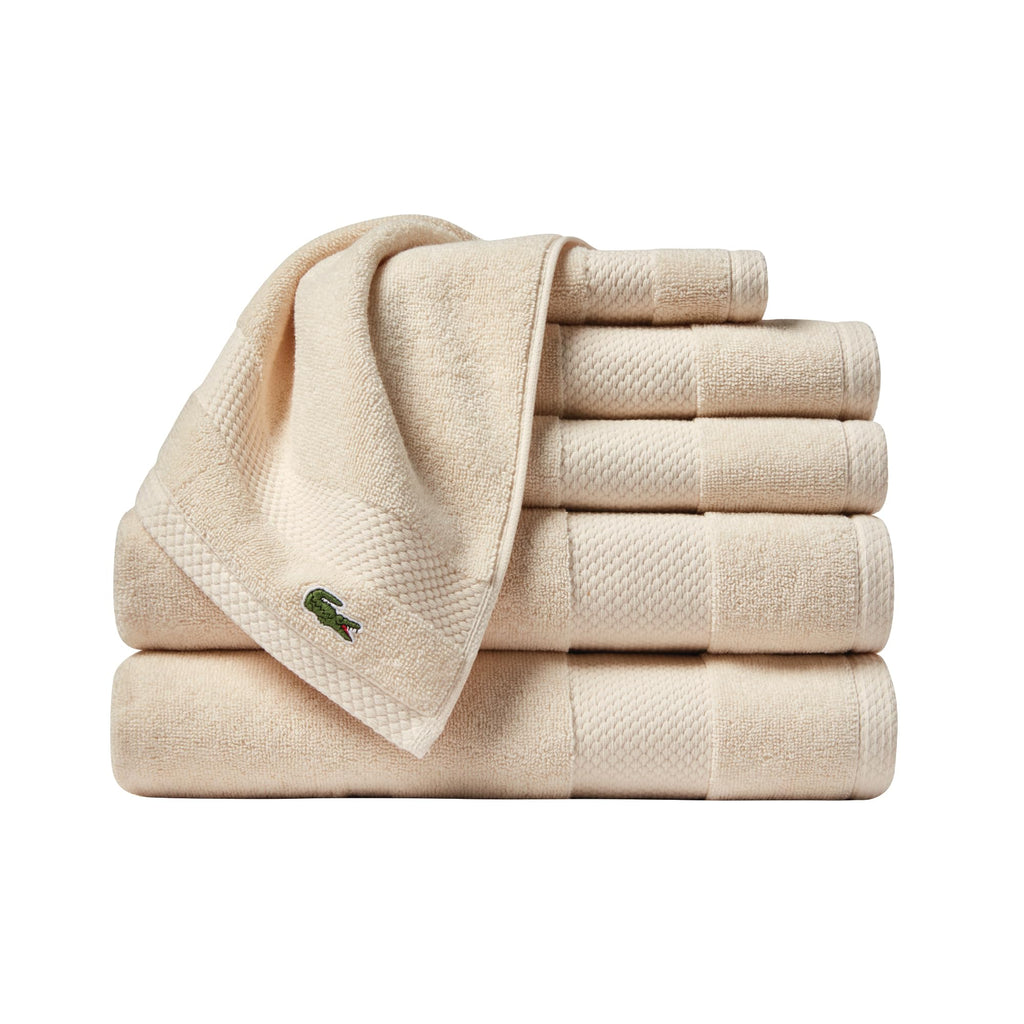 Lacoste Heritage 100% Supima Cotton Bath Towel 30" x 54", Celestial