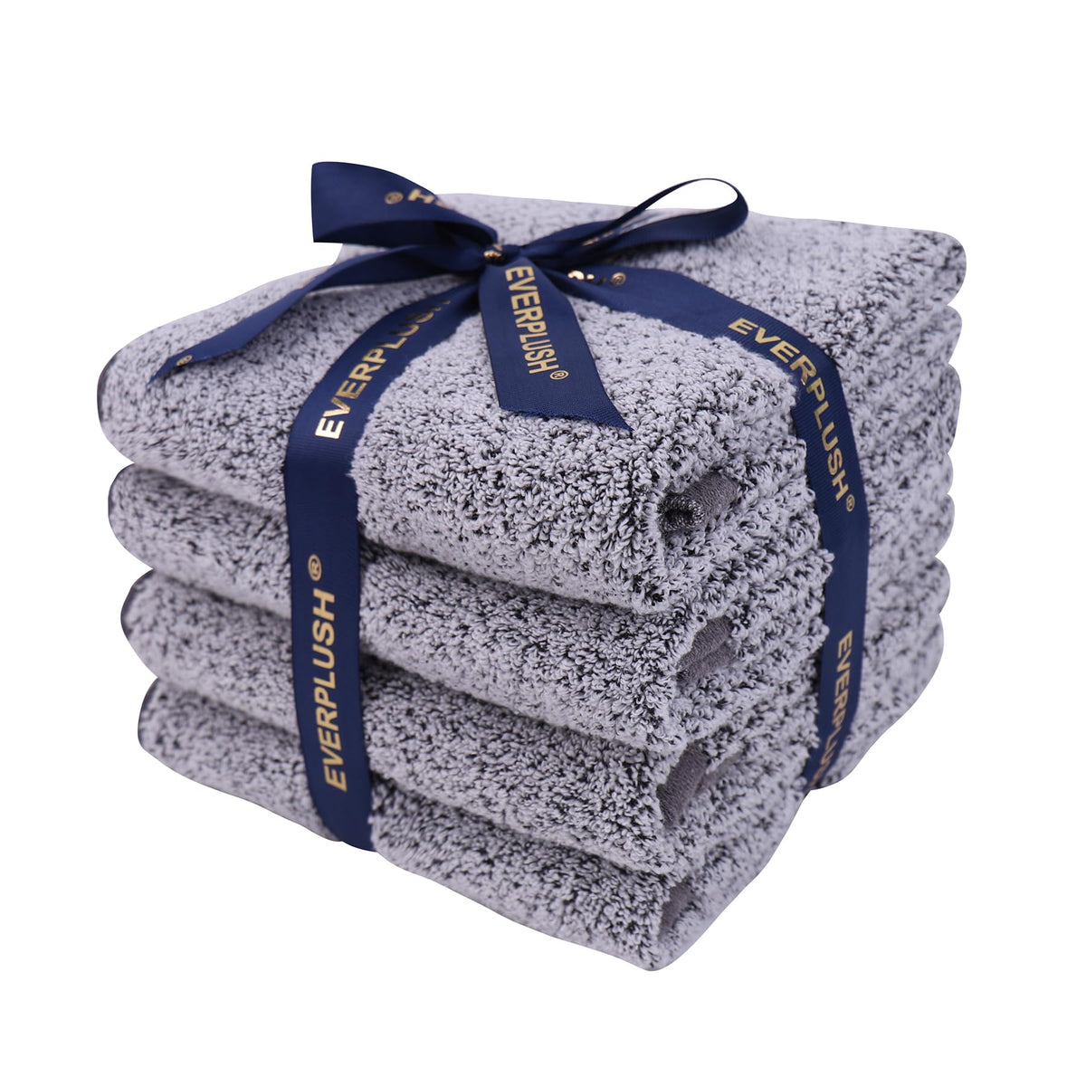 Everplush 4-Piece Premium Hand Towel Sets: Super-Soft, Highly Absorbent & Quick Drying Bathroom Towels – Versatile for Hotel, Bathroom, Shower, Spa, 16x30 Inches (Lavender, 16" x 30")