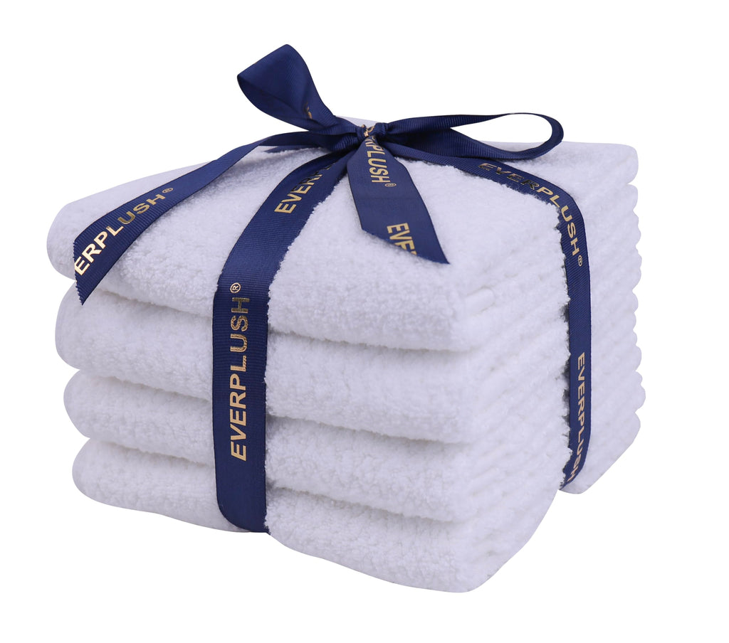 Everplush 4-Piece Premium Hand Towel Sets: Super-Soft, Highly Absorbent & Quick Drying Bathroom Towels – Versatile for Hotel, Bathroom, Shower, Spa, 16x30 Inches (Lavender, 16" x 30")