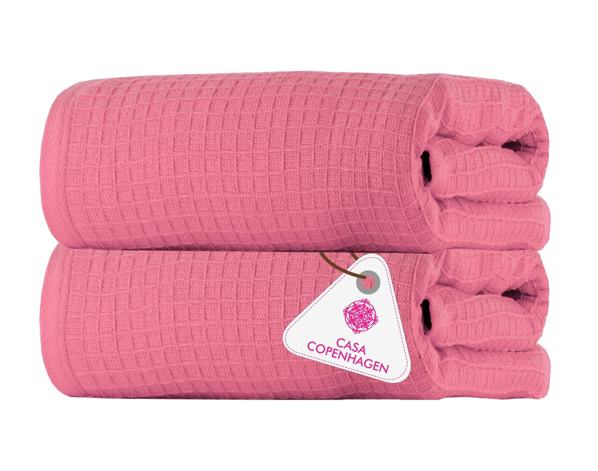 CASA COPENHAGEN 6pcs Bathroom Towel Gift Set, 600GSM, Dark Black
