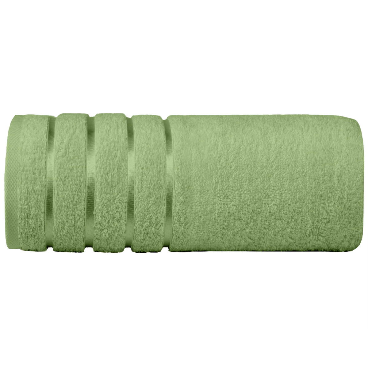 Elegant Comfort 4 Lines Viscose Stripe 6-Piece Premium Towel Set - 100% Turkish Cotton High Absorbent Luxury Bathroom Towels – Includes 2 Washcloths, 2 Hand Towels and 2 Bath Towels Set, Gold
