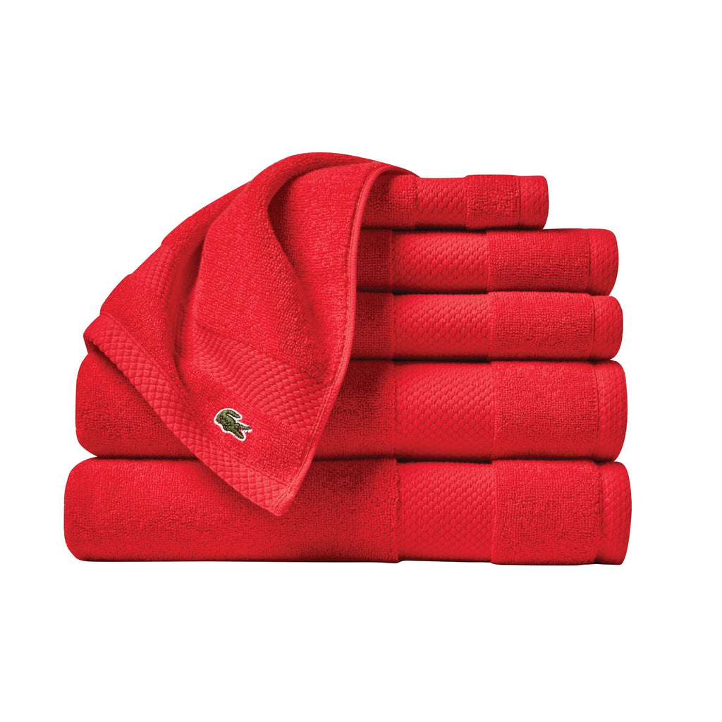 Lacoste Heritage 100% Supima Cotton Bath Towel 30" x 54", Celestial