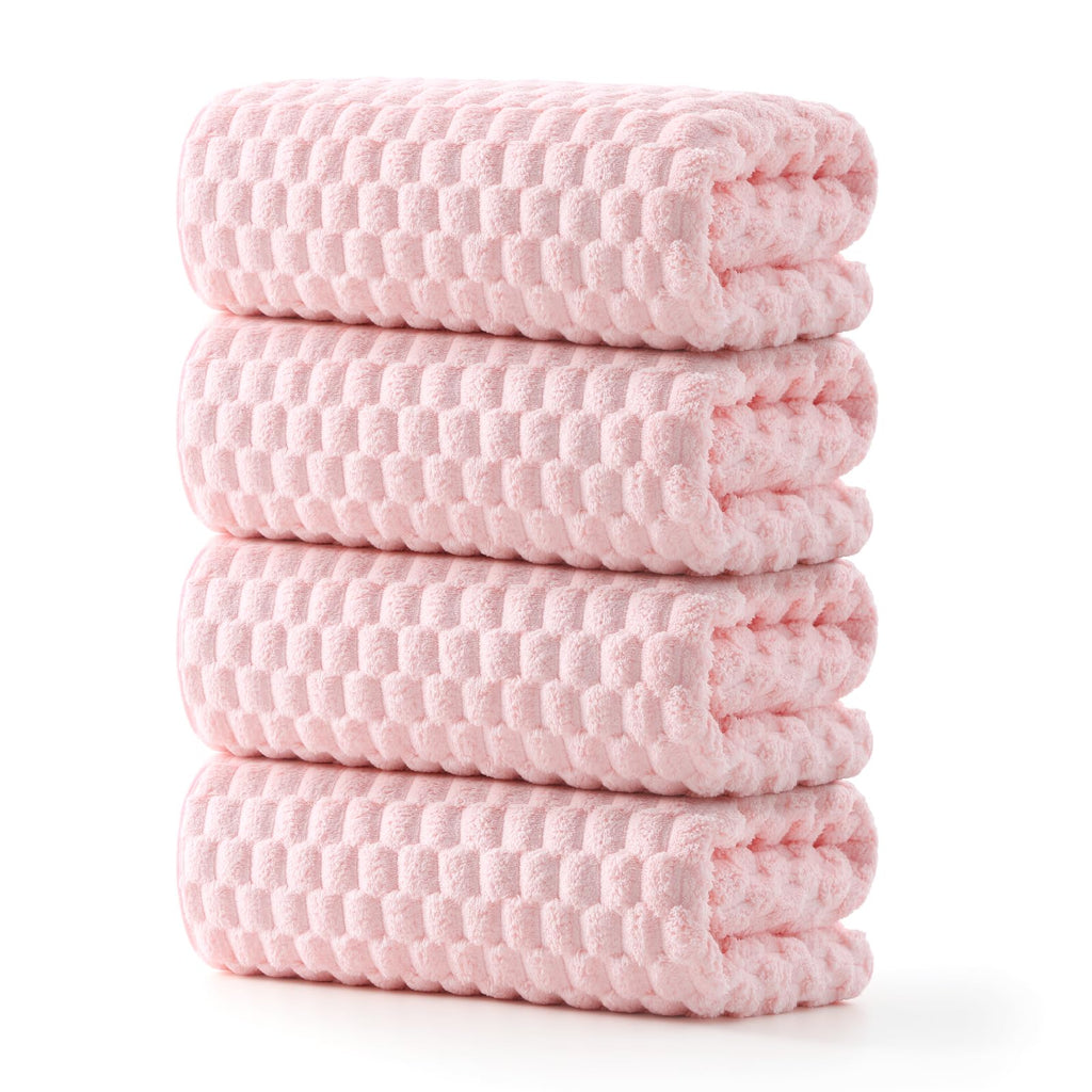 REDKISS 4 Pack Microfiber Bath Towels, Quick Dry, Super Soft, 27"x55"