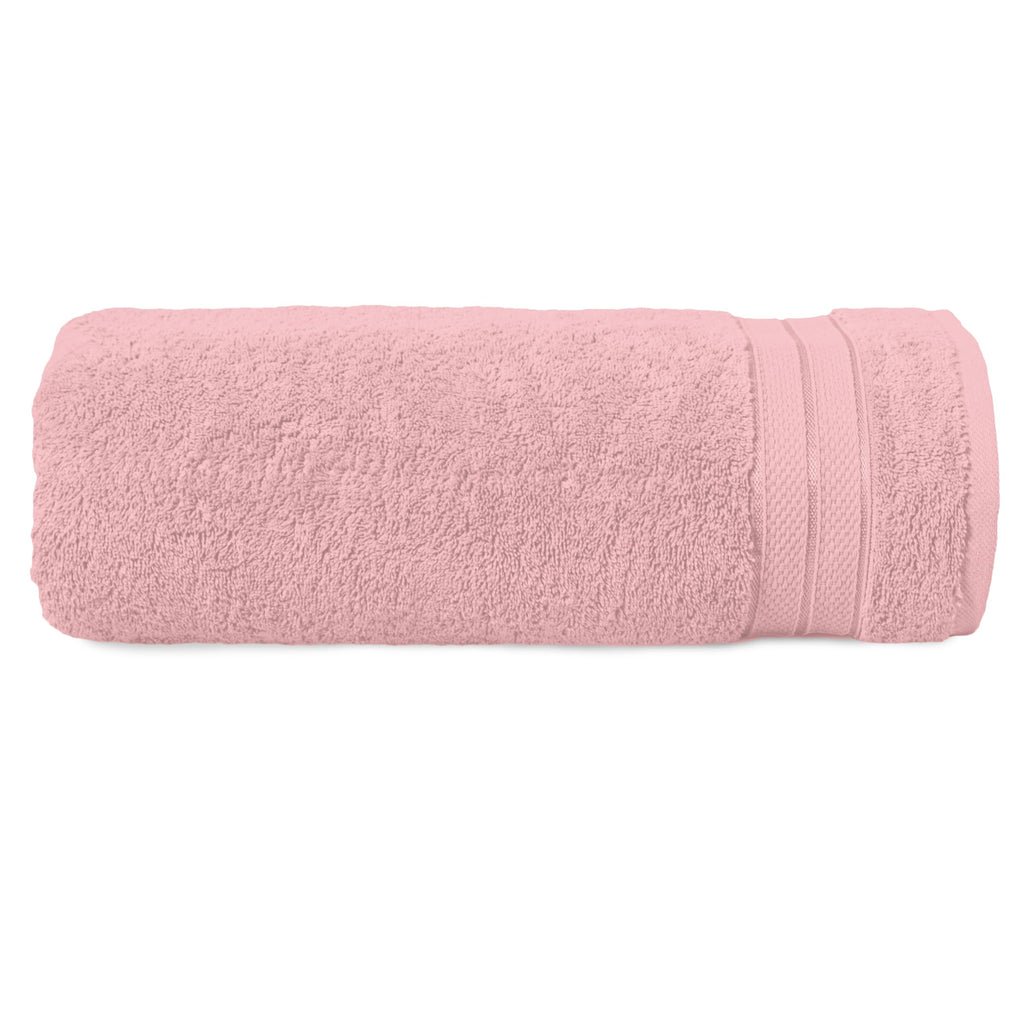 Elegant Comfort Luxury 6-Piece Towel Set, Premium Soft 100% Turkish Cotton, Three Line Popcorn Design 2 Bath Towels, 2 Hand Towels and 2 Washcloths Towel Set-Quick-Drying and Absorbent, Vibrant Orange