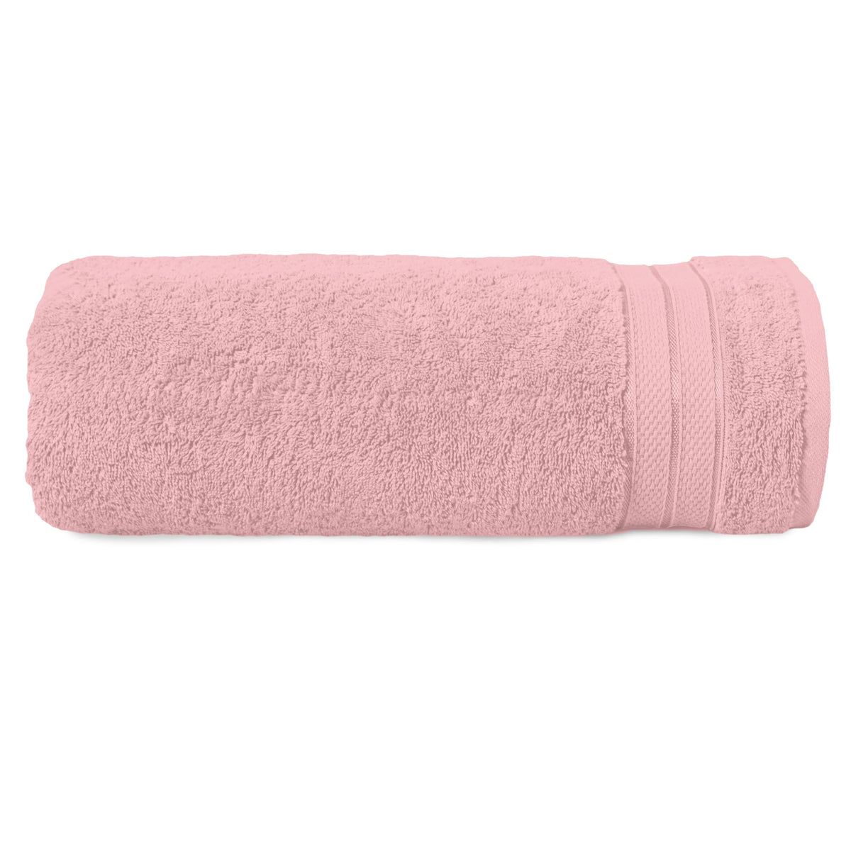 Elegant Comfort Luxury 6-Piece Towel Set, Premium Soft 100% Turkish Cotton, Three Line Popcorn Design 2 Bath Towels, 2 Hand Towels and 2 Washcloths Towel Set-Quick-Drying and Absorbent, Vibrant Orange