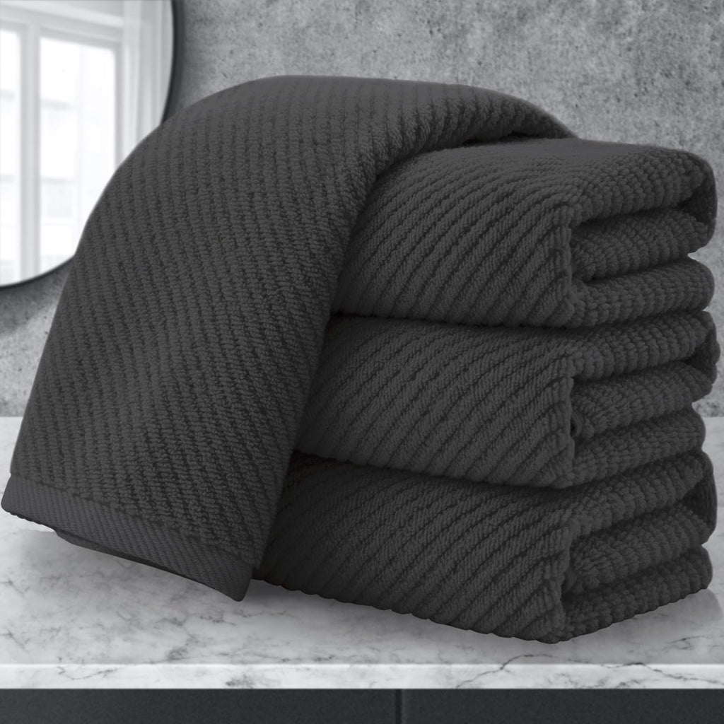VOOVA & MOVAS Hand Towels for Barthroom, 18x28 in, Soft, Deep Turquoise