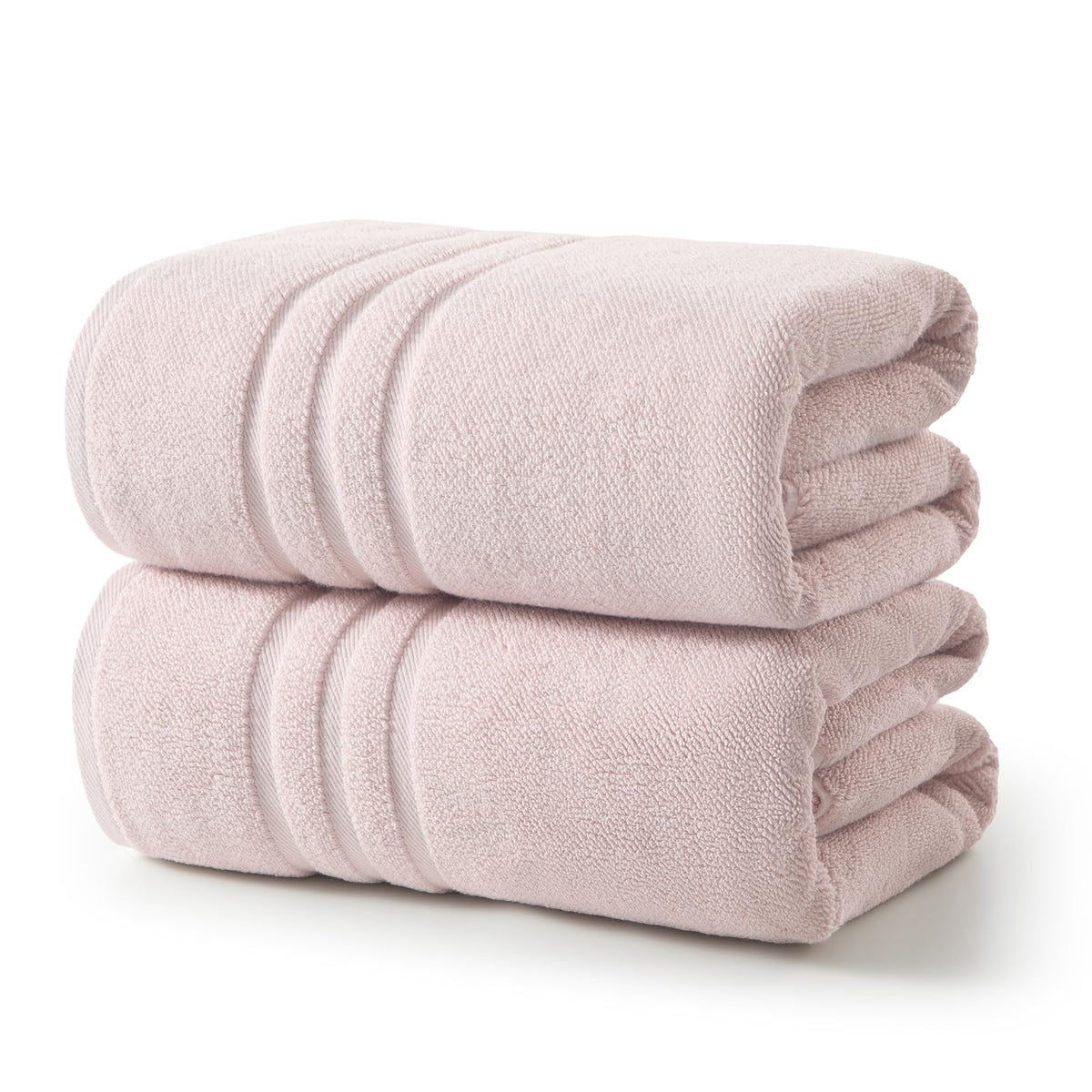 REDKISS Pink Extra Large Bath Sheets Towels - 700 GSM Cotton Bath Sheet, 35 x 70 Inches Jumbo Bathroom Towel Super Soft, Highly Absorbent, Hotel Quality, for Bathroom, Gym, 2 Piece