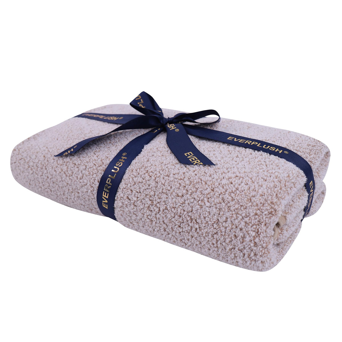 Everplush Diamond Jacquard 6 Pieces Bath Towel Set, Luxury Super Soft Oversized everplush Towels, Highly Absorbent Diamond Jacquard Quick Dry Bath Towel for Bathroom Grey Towel Set