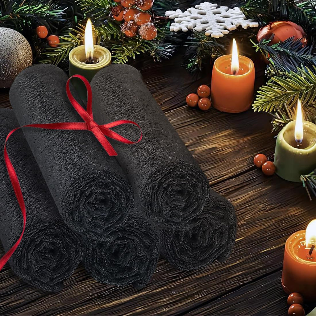 UNIMADE 24 Pack Salon Towels - Highly Absorbent Hand Towels