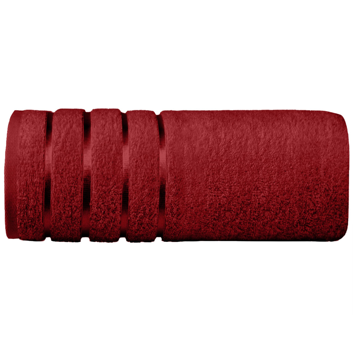 Elegant Comfort 4 Lines Viscose Stripe 6-Piece Premium Towel Set - 100% Turkish Cotton High Absorbent Luxury Bathroom Towels – Includes 2 Washcloths, 2 Hand Towels and 2 Bath Towels Set, Gold