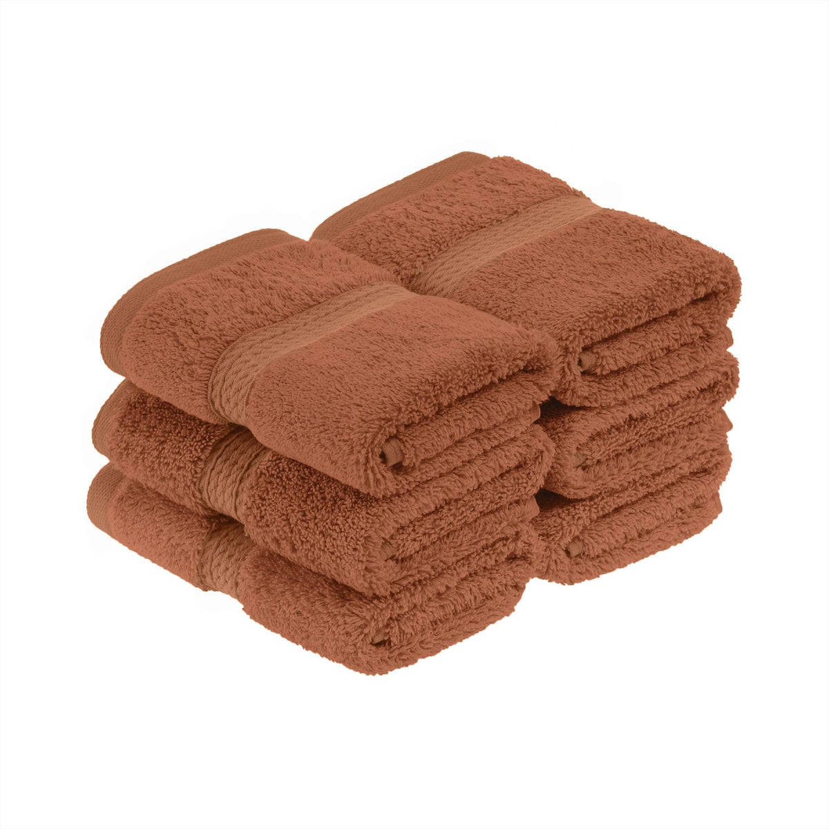 SUPERIOR Egyptian Cotton Plush & Absorbent, Hand Towel Set of 4, Cream