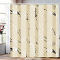 Premium Gray Marble Shower Curtain - Realistic Vein Design, Water-Resistant Fabric (72x72 Inches), Stable Drape, Easy-Clean, Stylish Nordic/Ins Bathroom Decor