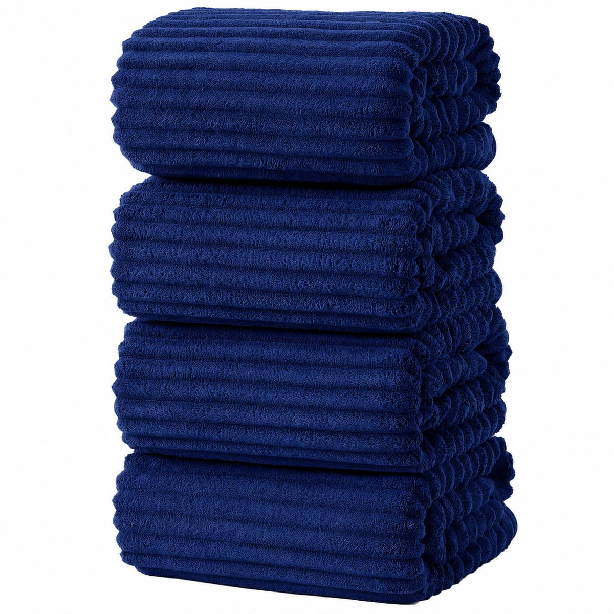 6 PC Bath Towel Set, 40"x80" Oversized Bath Sheets, Olive Green