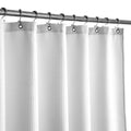 Barossa Design 42x84 Extra Long Stall Shower Curtain Waffle Weave White
