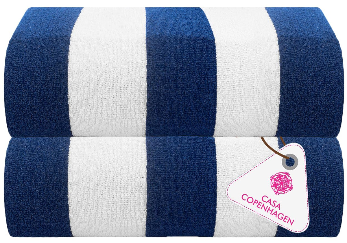 CASA COPENHAGEN 6pcs Bathroom Towel Gift Set, 600GSM, Dark Black