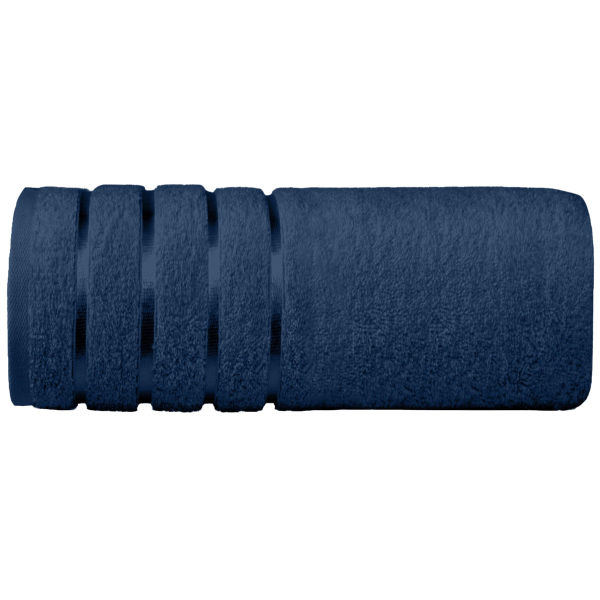 Elegant Comfort 4 Lines Viscose Stripe 6-Piece Premium Towel Set - 100% Turkish Cotton High Absorbent Luxury Bathroom Towels – Includes 2 Washcloths, 2 Hand Towels and 2 Bath Towels Set, Gold