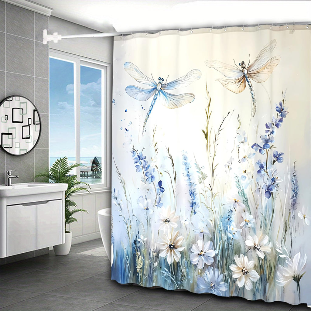 Halloween Shower Curtain Spooky Bathroom Cute Funny Shower Curtains Ghost Shower Curtain 72x72 Inch Waterproof Polyester Insulated Home Decor Set Halloween Bathroom Decor