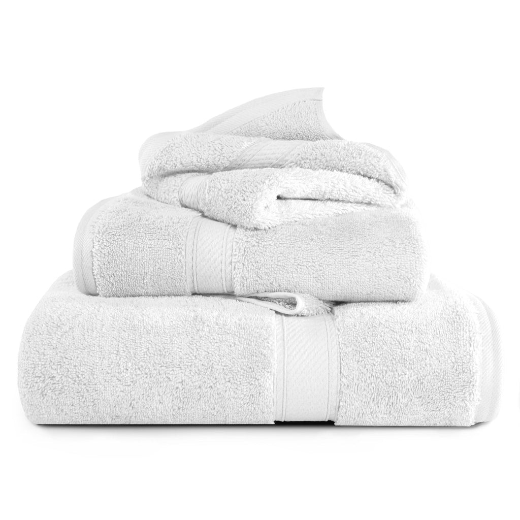 SUPERIOR Egyptian Cotton Plush & Absorbent, Hand Towel Set of 4, Cream