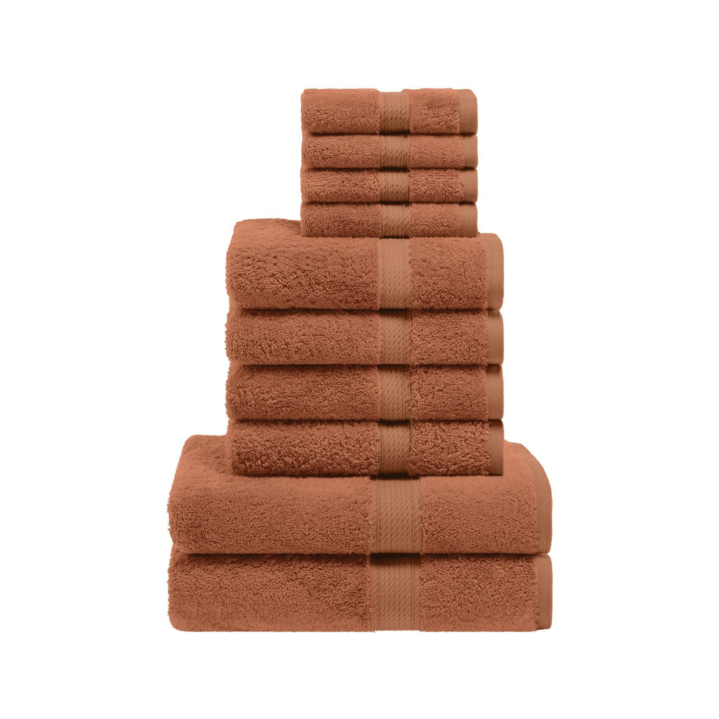 SUPERIOR Egyptian Cotton Plush & Absorbent, Hand Towel Set of 4, Cream
