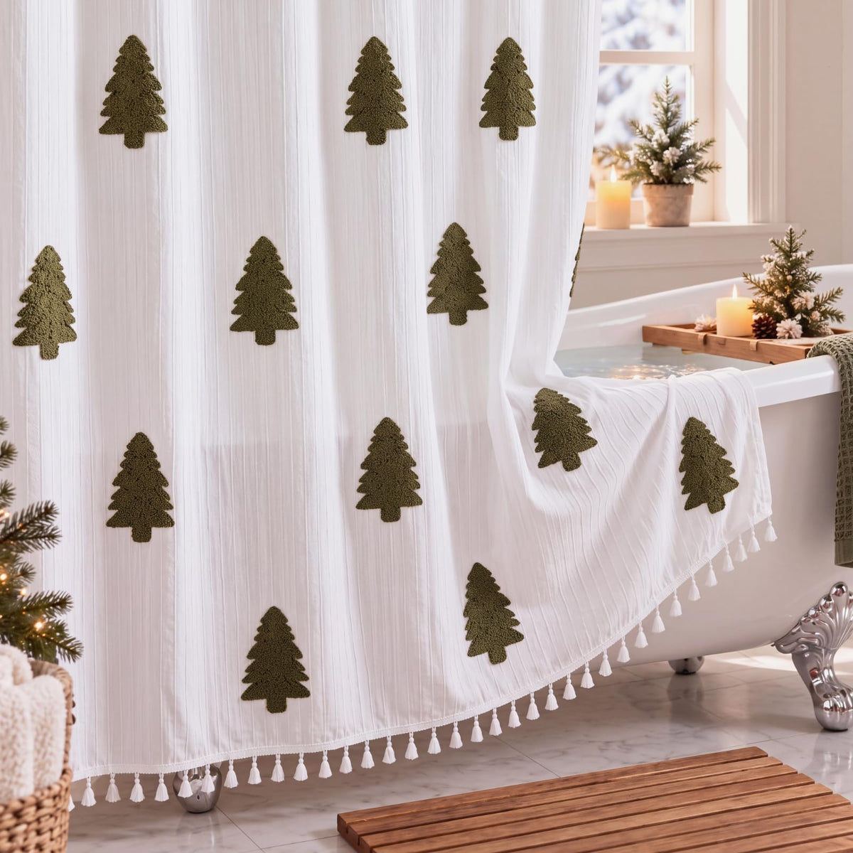 Mindsoft Fall Pumpkin Shower Curtain Bathroom Decor