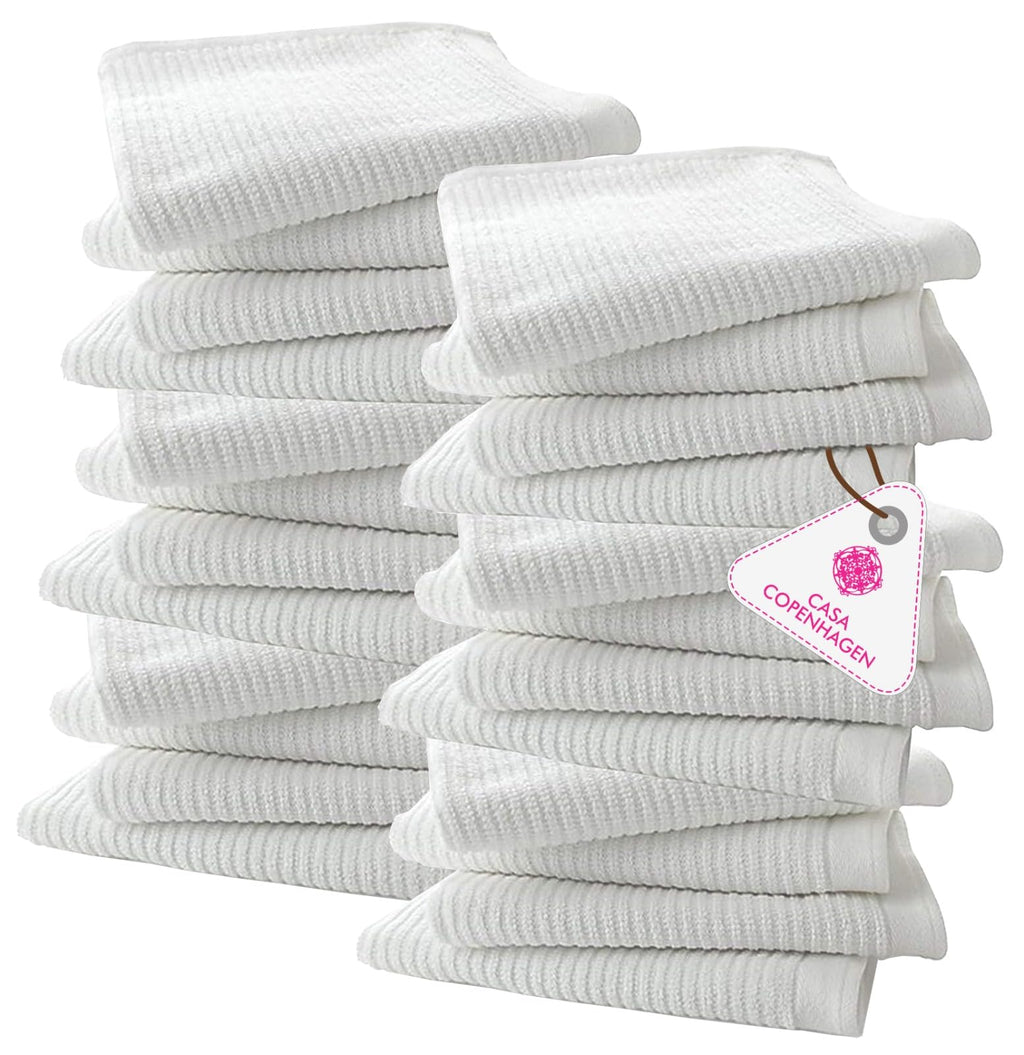 CASA COPENHAGEN 6pcs Bathroom Towel Gift Set, 600GSM, Dark Black