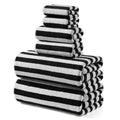 REDKISS 6-Piece Microfiber Bath Towel Set, Ultra Soft, Highly Absorbent & Quick Dry, 35x70 Inch Oversized, Gray Towels for Bathroom, Spa, Gym, 2 Bath 2 Hand 2 Washcloths