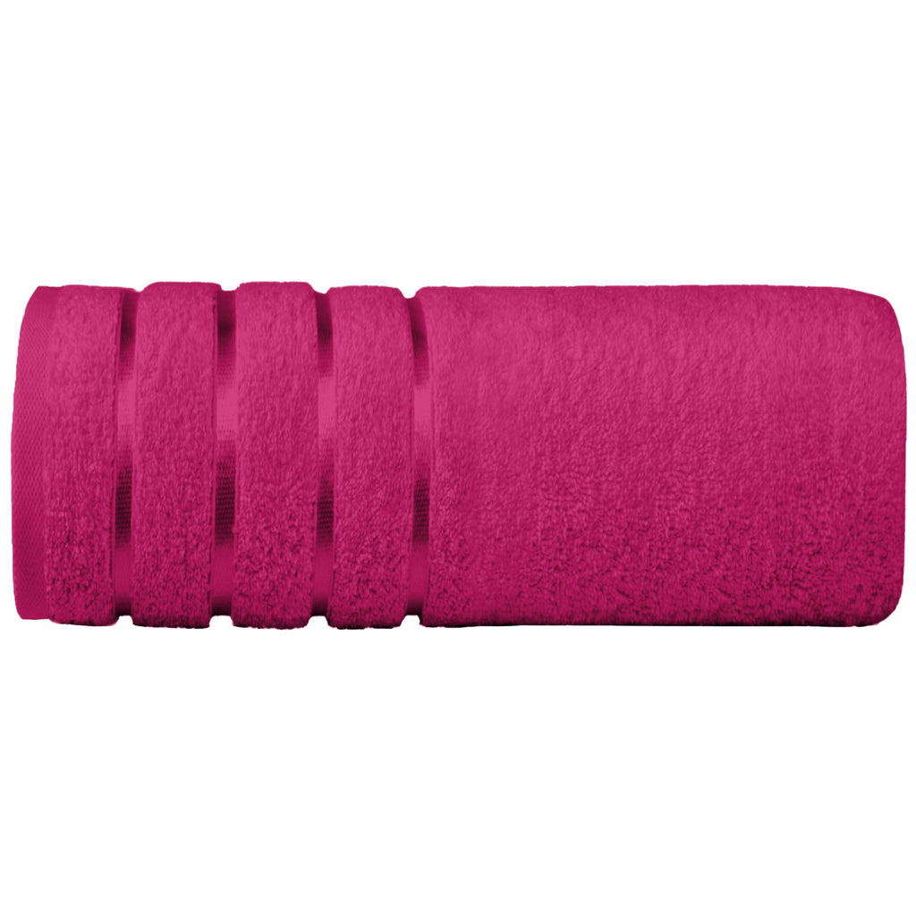 Elegant Comfort 4 Lines Viscose Stripe 6-Piece Premium Towel Set - 100% Turkish Cotton High Absorbent Luxury Bathroom Towels – Includes 2 Washcloths, 2 Hand Towels and 2 Bath Towels Set, Gold